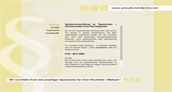 Desktop Screenshot of anwaltsnotdienst.com